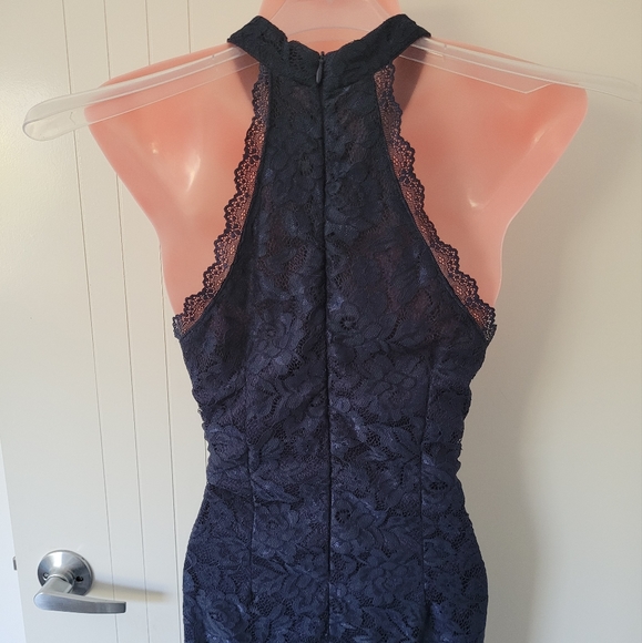Yonis blue lace dress. - Picture 2 of 4